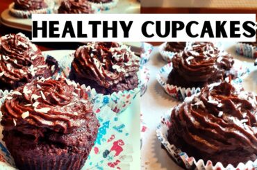 HEALTHY OATS CHOCOLATE CUPCAKES NO FLOUR NO SUGAR ADDED