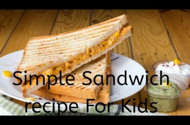 Simple Sandwich recipe for kids|veg sandwich in telugu|Healthy sandwich recipe