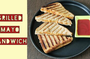 Mayonnaise grilled Healthy Sandwiches,Veg Mayo Grilled sandwiches,Grilled Mayo Sandwich Recipe,