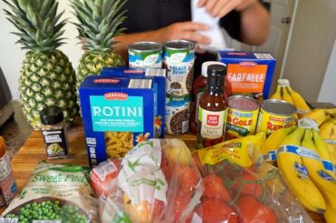 Aldi Grocery Haul on a Budget - vegan grocery haul - healthy recipe channel