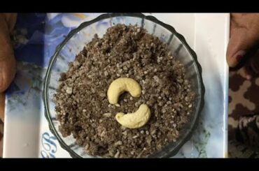 Healthy snack recipe Ragi puttu making in Tamil/how to make Ragi puttu in tamil