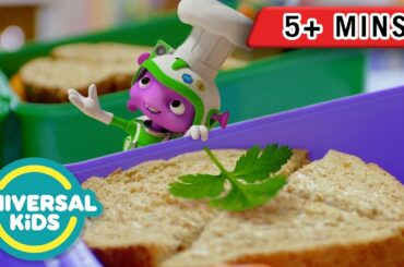 How to Pack a HEALTHY SANDWICH FOR LUNCH! | Floogals | Universal Kids Preschool