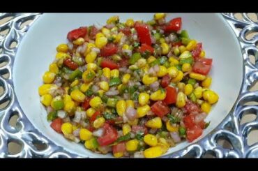 Corn Chaat | Chatpata & Spicy | Healthy Snack Recipe