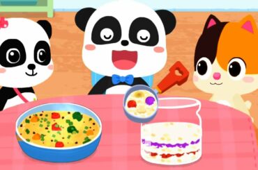 Baby Panda's Healthy Food | Join The Fun Cooking Party | Babybus Gameplay Video