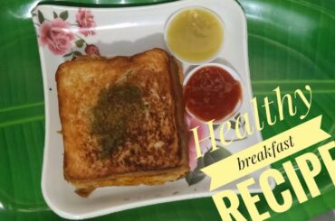 Bread sandwich // healthy breakfast recipe//masala bread sandwich//
