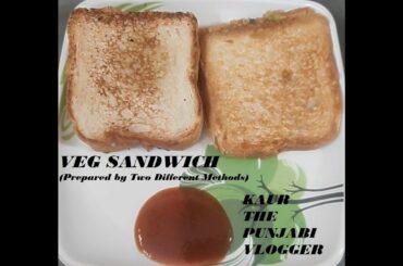 Instant, Easy & Healthy Veg Mayo Sandwich | Two Different Styles Sandwich | Quick Brunch For Kids |