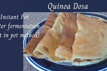 Quinoa dosa | Instant pot batter fermentation (pot in pot method ) | Healthy recipes | Malayalam