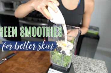 3 Healthy & Delicious Green Smoothie Recipes Loaded with Antioxidants || Healthy Breakfast Ideas