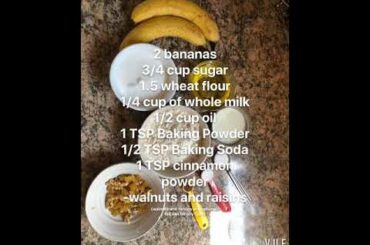 EGGLESS BANANA BREAD Whole Wheat bread - Healthy! |Homemade| by Riya Patel