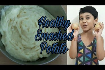 Easy Smashed Potatoes | quick stuffing | healthy recipe