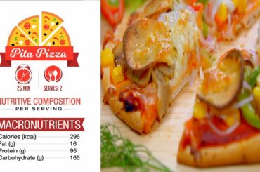 Healthy Pita Pizza | Easy Diabetic recipes