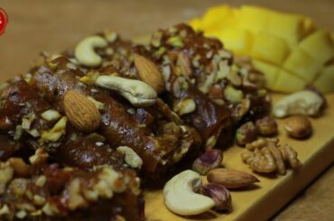 How to make Dried Mango & Dry Fruit Rollups | Healthy Recipe | Teejays Kitchen