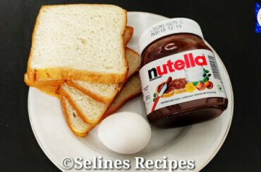 5 minutes Evening Snacks Recipe | Crispy & Sweet Bread Snacks | Lockdown Recipes | Nutella Snacks |