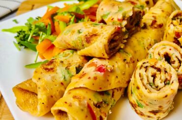 5 Minute Easy Breakfast Recipe In Malayalam | Crepe Paratha | Easy Snacks Recipe | Instant Crepe