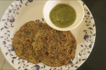 Weightloss lunch/dinner recipe|Palak missi roti recipe suggested by Rujuta Diwekar| lost 8kg
