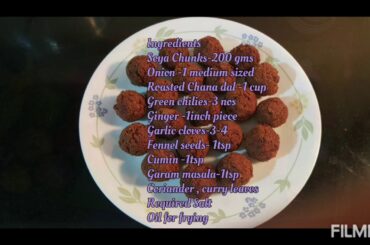 Soya Chunks Kola Urundai recipe || Healthy Snacks recipe || Veg Kola Urundai @ My home diaries