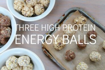 PROTEIN ENERGY BALLS || Healthy no-bake post workout recipes ||