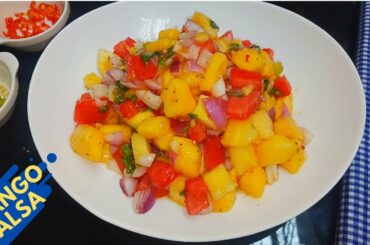 Mango Salsa-Mango Salad-Mango Salsa Recipe -Fruit Salsa Recipe