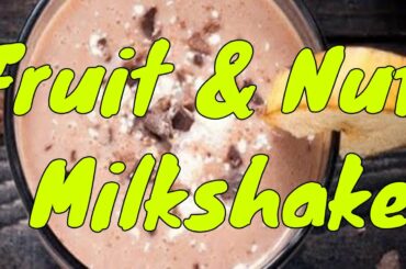 Chocolate Ice Cream Fruit And Nut Cocktail / Healthy Cocktail Recipes