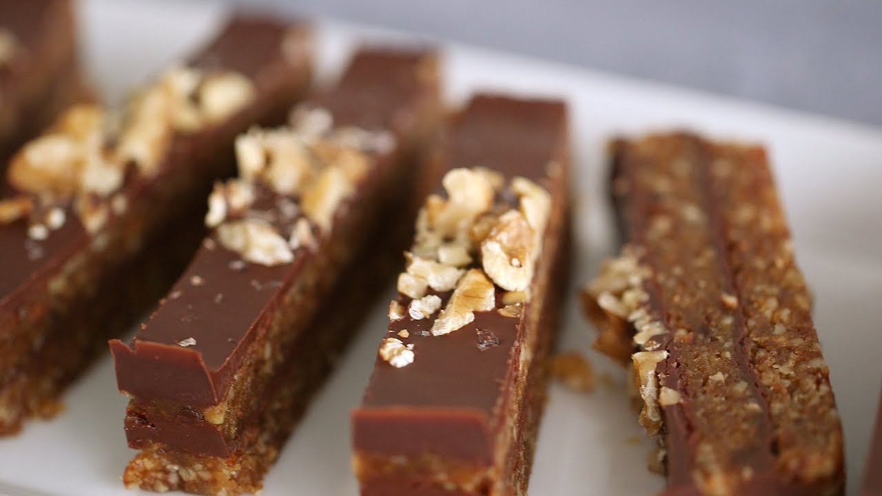 Dark Chocolate Walnut Date Bars- Healthy Appetite with Shira Bocar Dark Chocolate Walnut Date Bars- Healthy Appetite with Shira Bocar