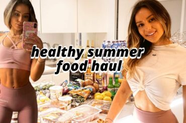 HEALTHY (ISH) FOOD HAUL Summer Party + Snacks