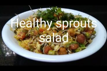 Protein sprouts salad ! Healthy salad