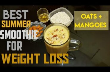 Oats and mango smoothie || Healthy Oats recipe ||smoothie for weight loss