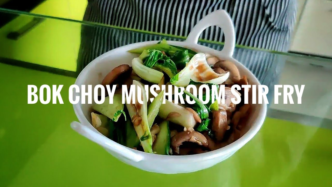 Bok Choy Mushroom Stir Fry | 5 minutes Easy and healthy Bok Choy Recipe | Chef AJ #StirFry #Healthy Bok Choy Mushroom Stir Fry | 5 minutes Easy and healthy Bok Choy Recipe | Chef AJ #StirFry #Healthy