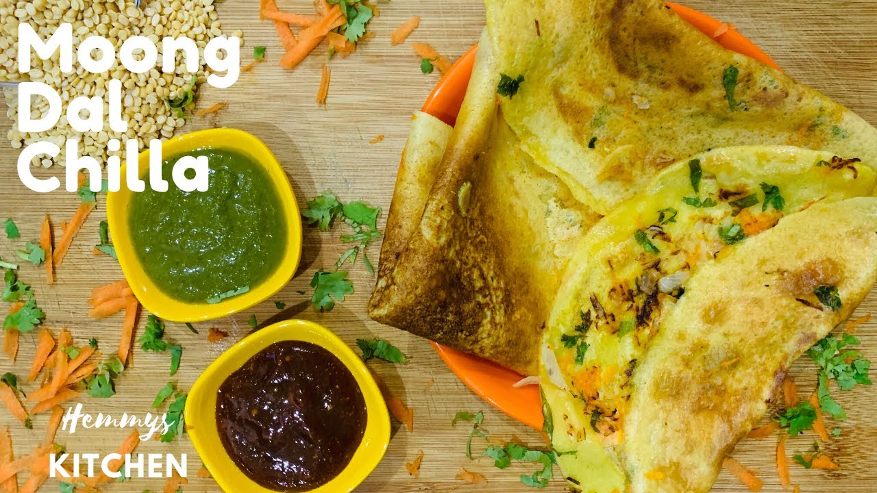 Moong Dal Chilla | Breakfast recipes | Cook at Home | Healthy Recipes Moong Dal Chilla | Breakfast recipes | Cook at Home | Healthy Recipes