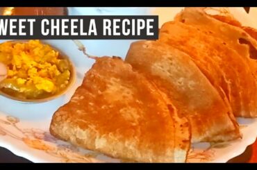Sweet Atta Cheela | Jaggery Indian Crepes | Healthy Recipe