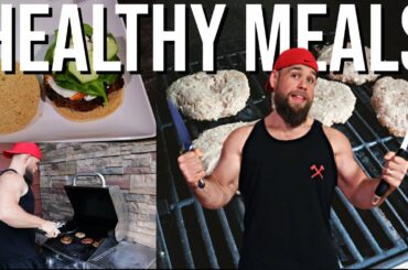 Healthy Meals To Lose Weight - Mediterranean Turkey Burgers