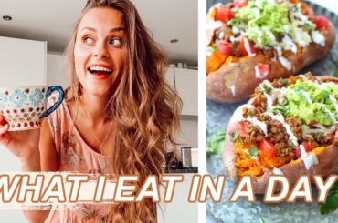 WHAT I EAT IN A DAY || healthy cooking at home!