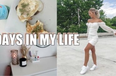 VLOG: relaxing days, healthy meals, clean beauty, errands, cleaning