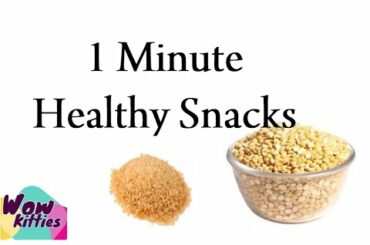 1 minute snacks  - gives you stamina | snacks recipe | Healthy snacks