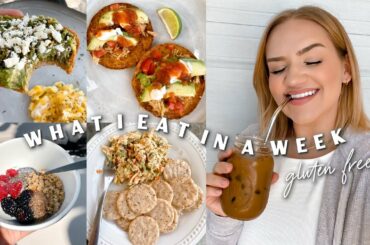 WHAT I EAT IN A WEEK GLUTEN FREE! healthy lunch & dinner ideas! truly jamie