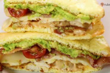 Bacon, Avocado, and Chicken Sandwich