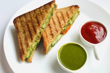 Avocado Sandwich Recipe| How to Make Healthy Avocado Sandwich| Guacamole Sandwich| Healthy Breakfast