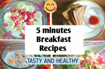 Easy And Healthy 5 Minute Breakfast Recipe /Sprinkle Lifestyle