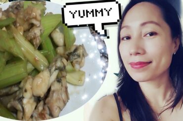 Frog With Celery /Healthy Cooking/Simple Recipe