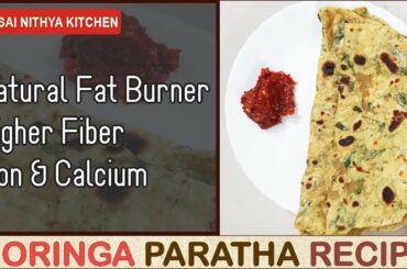 High Protein Moringa Paratha Weight Loss Recipe Drumstick Paratha | Vegan Healthy New Breakfast Idea
