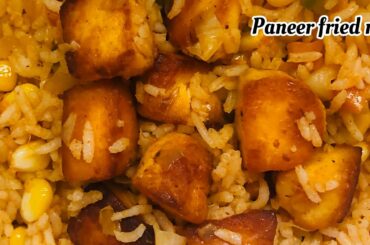 Paneer fried rice# Easy recipe # No sauces # Healthy recipe