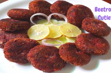 Beetroot Cutlet Recipe//Beet Root Tikki//Healthy Recipe/Evening Snacks/How to make Beetroot  Patties