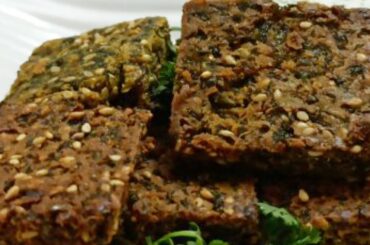 Kothimbir Vadi / Healthy snacks recipe/Green snacks recipe