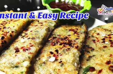 15 Minutes Instant Recipes | Quick and easy Morning Breakfast Idea | Healthy Recipe