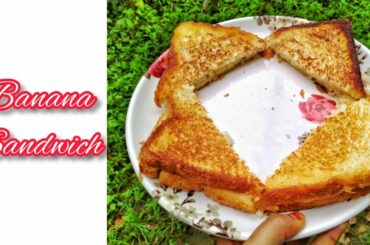 Banana Sandwich/Healthy and tasty breakfast/5min breakfast recipe