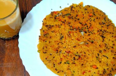 Quick & Healthy Breakfast Recipe | Suji Vegetable Pancake | 15 Minute Healthy Breakfast