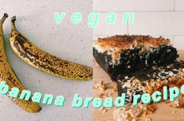VEGAN CHOCOLATE BANANA BREAD RECIPE | one-bowl + healthy(ish)