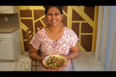 How I make healthy Salad  & Our 1st day in USA experience