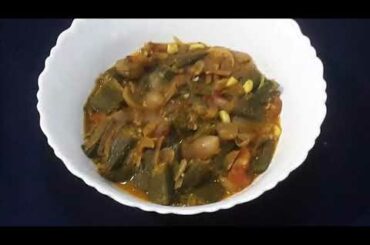 Okra Peanut Stew / Okra Recipes / Peanut Recipes / Stew Recipes / Veg Recipes /Curry Recipes E : 514
