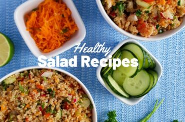 Healthy Salad Recipes | Amaranth & Quinoa Salad Bowl (Plant Based Recipe)